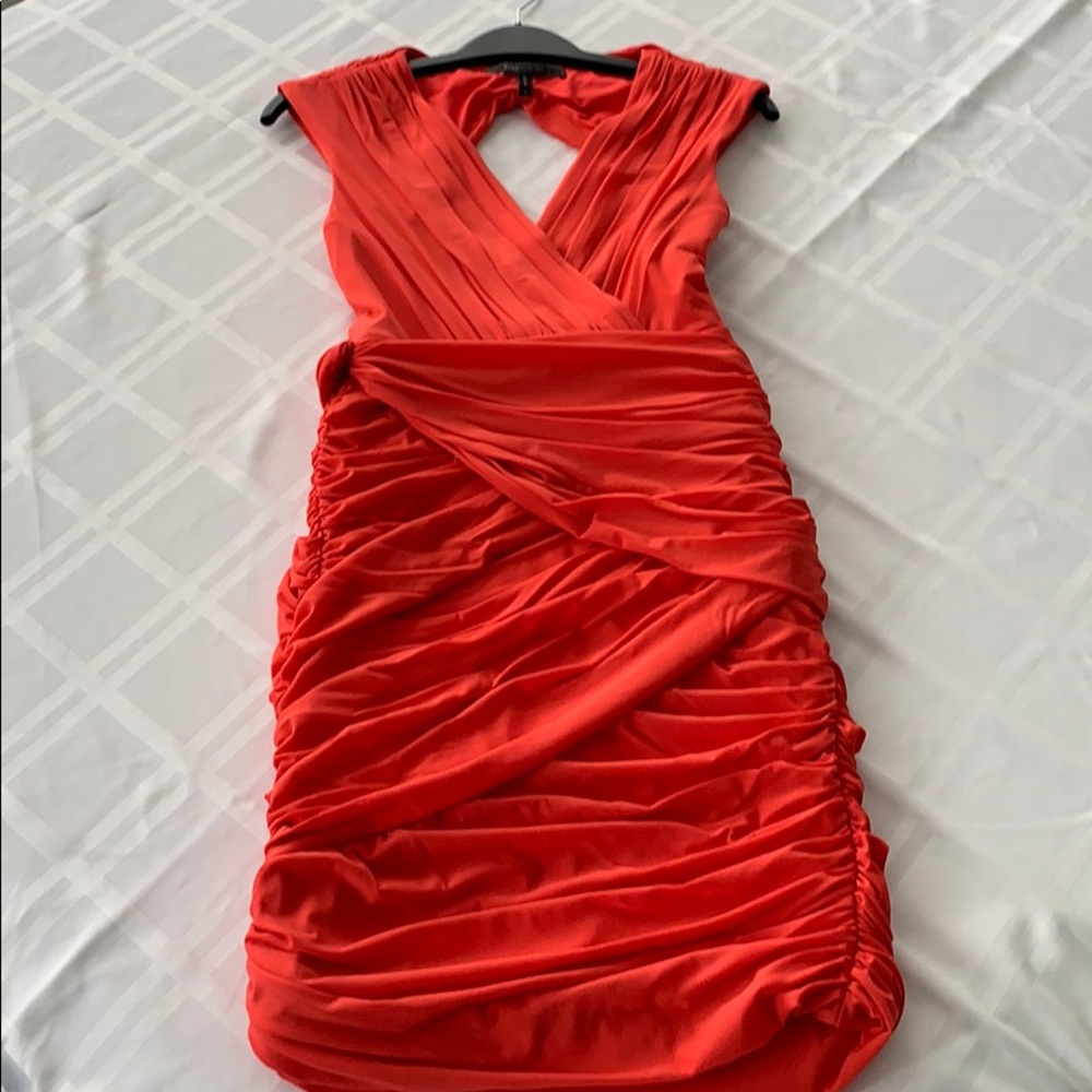 BCBG sleeveless, jersey, cocktail dress- like new
